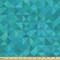 Ambesonne Teal Fabric by The Yard, Geometrical Shapes Triangles Squares Modern Abstract Art Different Shades of Blue, Decorative Fabric for Upholstery and Home Accents, 5 Yards, Turquoise Aqua